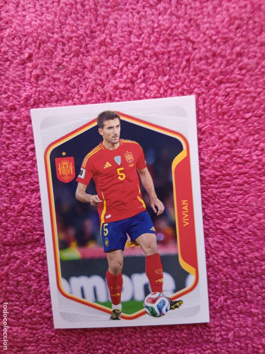 Cromos de f&uacute;tbol: espa&ntilde;a 2026 18 vivian selecci&oacute;n espa&ntilde;ola panini carrefour family mundial de futbol (H)