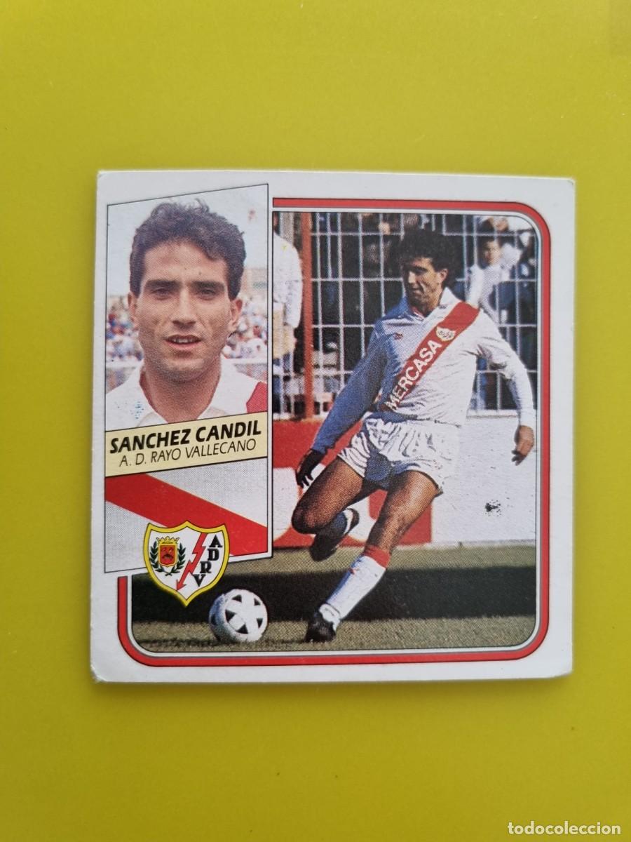 Cromos de f&uacute;tbol: CROMO FUTBOL LIGA ESTE 89 90 1989 1990 NUNCA PEGADO SIN PEGAR SANCHEZ CANDIL RAYO VALLECANO AR926