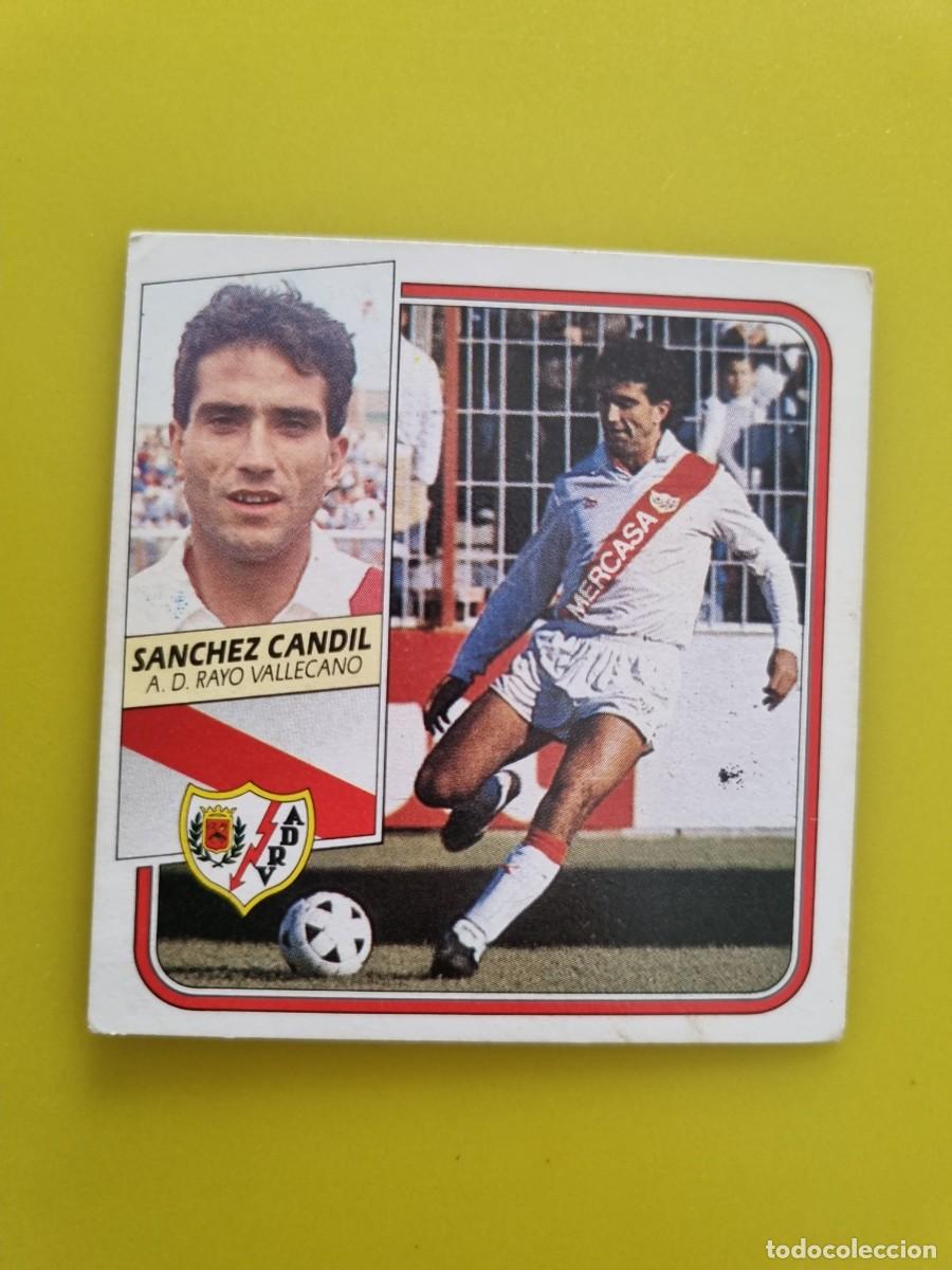 Cromos de f&uacute;tbol: CROMO FUTBOL LIGA ESTE 89 90 1989 1990 NUNCA PEGADO SIN PEGAR SANCHEZ CANDIL RAYO VALLECANO AR926