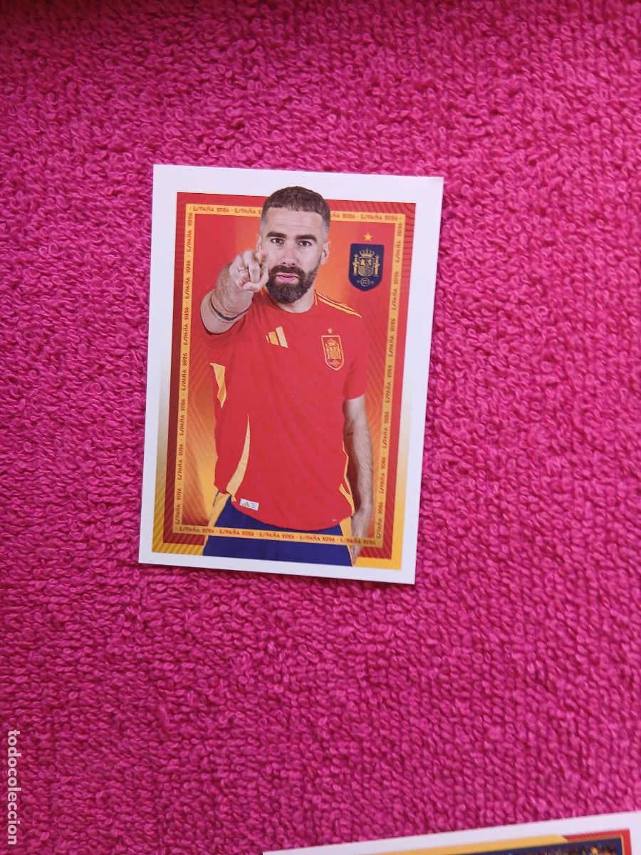 Cromos de f&uacute;tbol: espa&ntilde;a 2026 15 carvajal selecci&oacute;n espa&ntilde;ola panini carrefour family mundial de futbol (H)