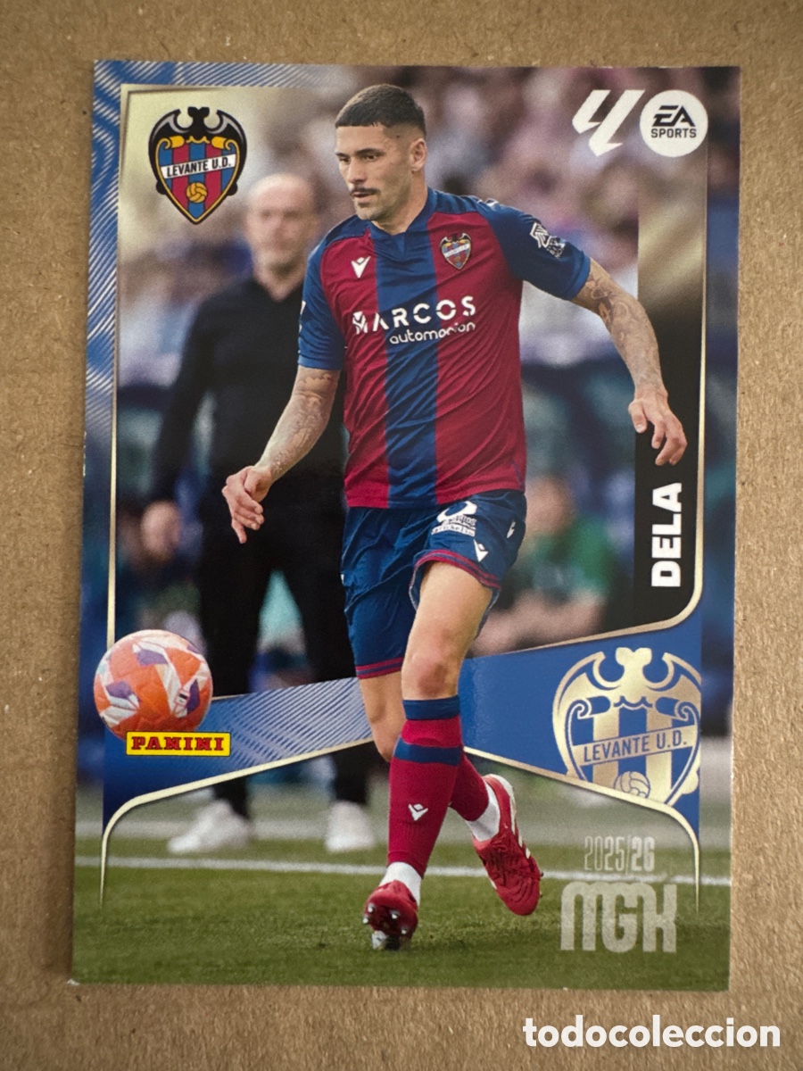 Cromos de f&uacute;tbol: # 203 Dela Levante Megacracks 25 26 2025 2026 MGK