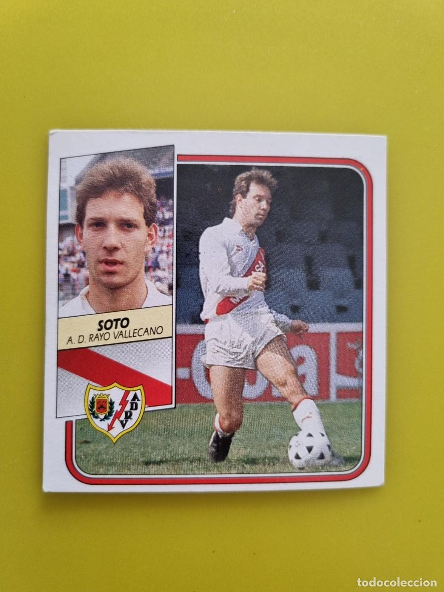 Cromos de f&uacute;tbol: CROMO FUTBOL LIGA ESTE 89 90 1989 1990 NUNCA PEGADO SIN PEGAR SOTO RAYO VALLECANO AR926