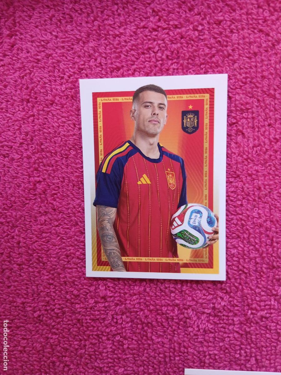 Cromos de f&uacute;tbol: espa&ntilde;a 2026 13 pedro porrro selecci&oacute;n espa&ntilde;ola panini carrefour family mundial de futbol (H)