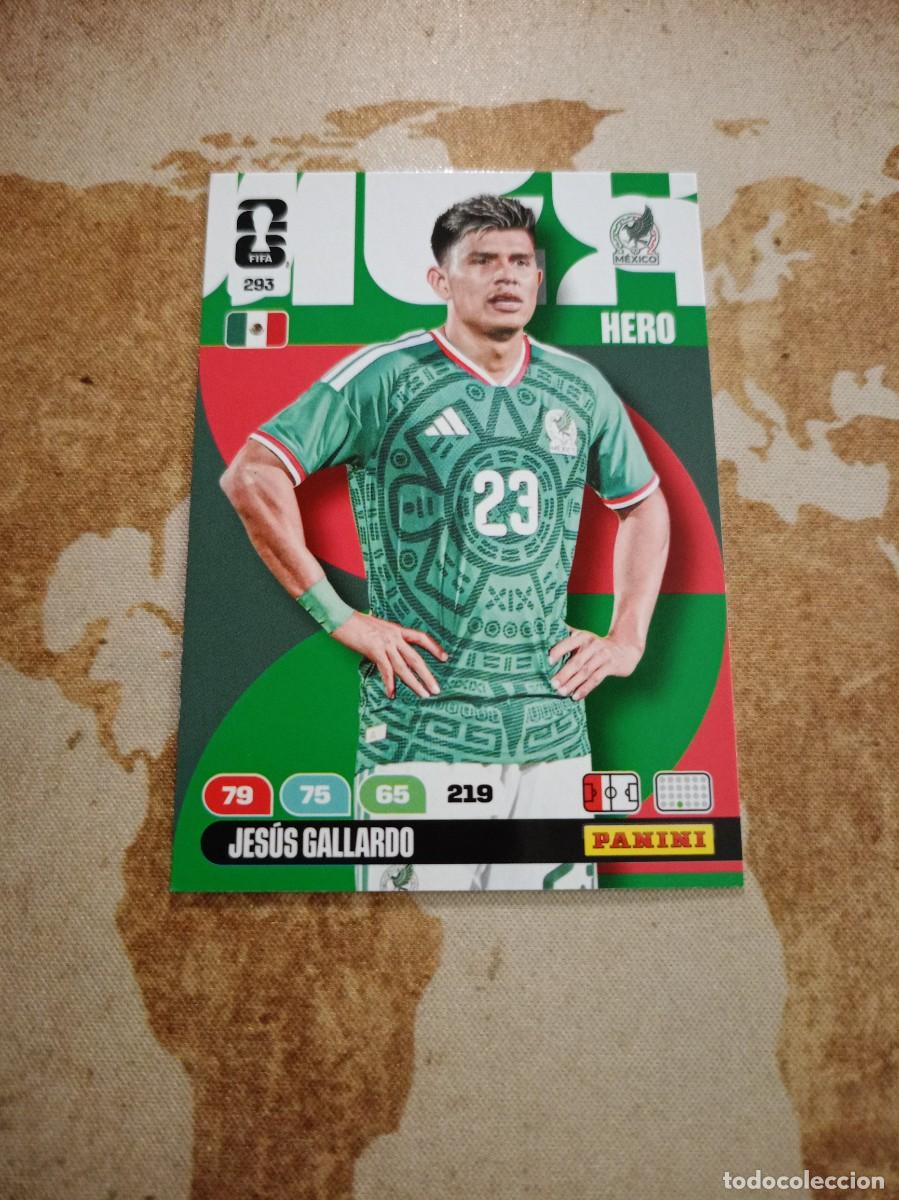 Cromos de f&uacute;tbol: M&eacute;xico 293 JES&Uacute;S GALLARDO Adrenalyn WORLD Cup 2026