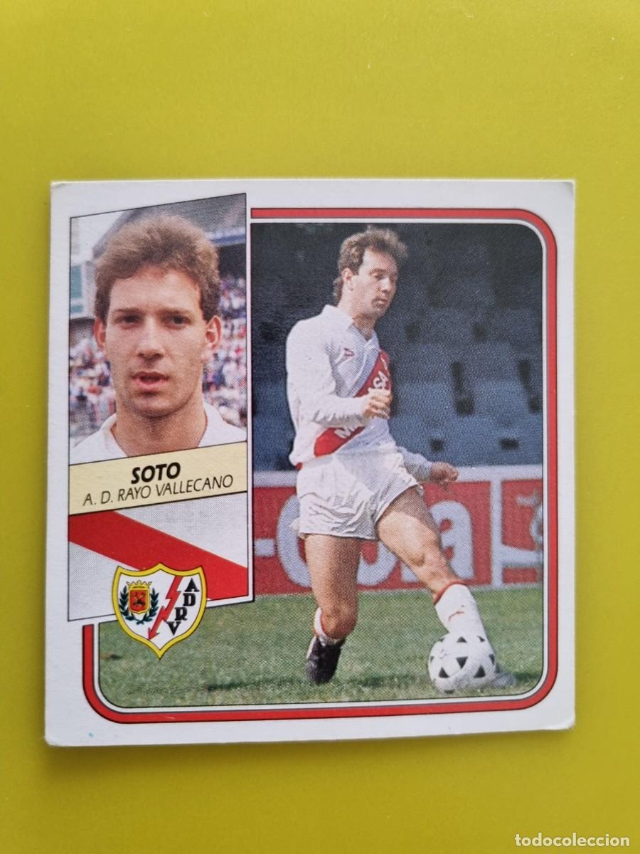 Cromos de f&uacute;tbol: CROMO FUTBOL LIGA ESTE 89 90 1989 1990 NUNCA PEGADO SIN PEGAR SOTO RAYO VALLECANO AR926