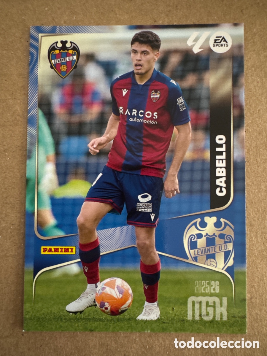 Cromos de f&uacute;tbol: # 204 Cabello Levante Megacracks 25 26 2025 2026 MGK