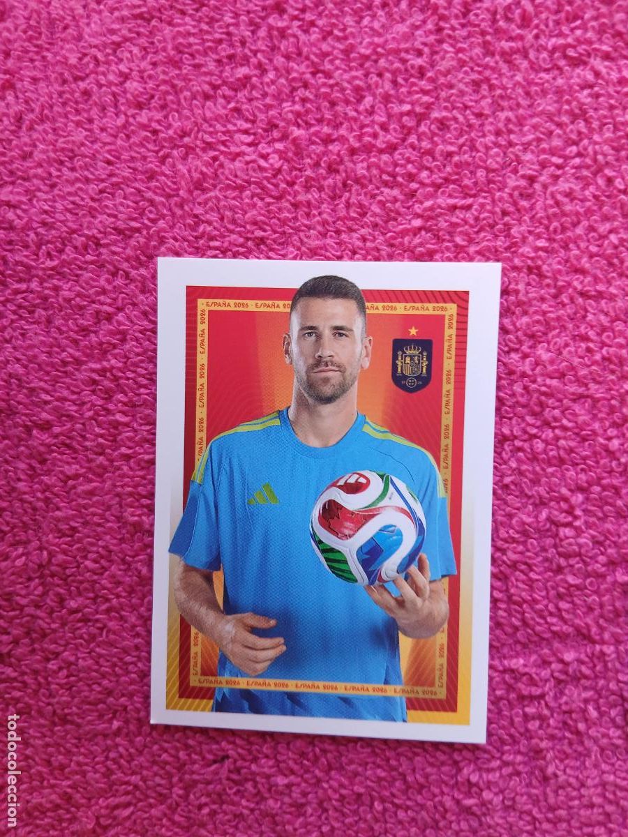 Cromos de f&uacute;tbol: espa&ntilde;a 2026 9 unai sim&oacute;n selecci&oacute;n espa&ntilde;ola panini carrefour family mundial de futbol (H)