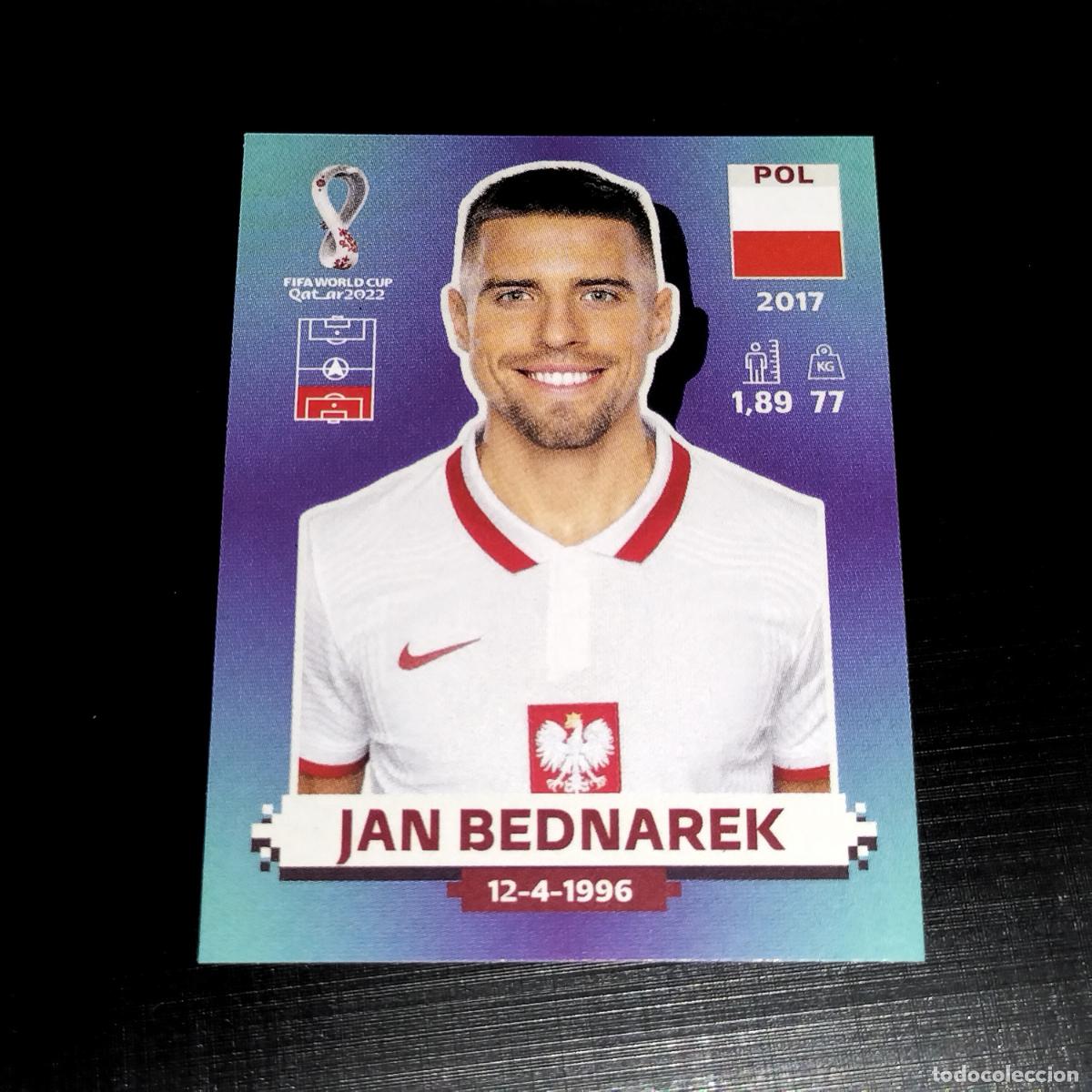 Cromos de f&uacute;tbol: POL 5 JAN BEDNAREK POLONIA CROMOS STICKER MUNDIAL QTAR 22 2022 FIFA WORLD CUP PANINI