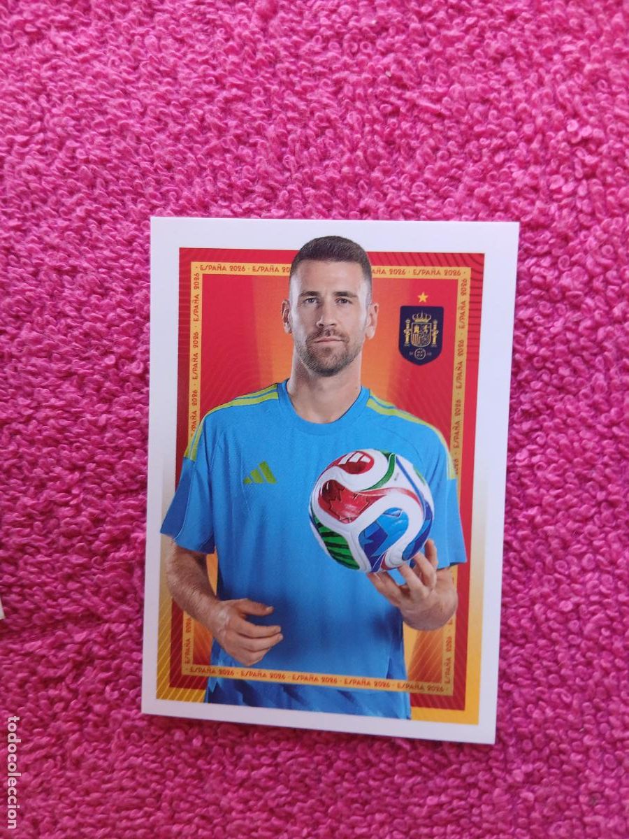 Cromos de f&uacute;tbol: espa&ntilde;a 2026 9 unai sim&oacute;n selecci&oacute;n espa&ntilde;ola panini carrefour family mundial de futbol (H)