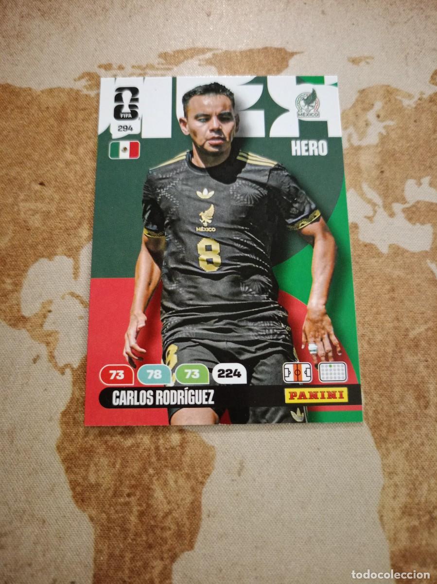 Cromos de f&uacute;tbol: M&eacute;xico 294 CARLOS RODRIGUEZ Adrenalyn WORLD Cup 2026