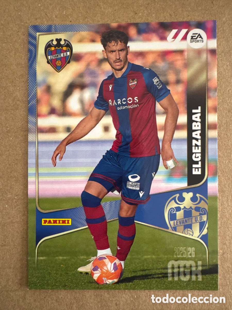 Cromos de f&uacute;tbol: # 205 Elgezabal Levante Megacracks 25 26 2025 2026 MGK