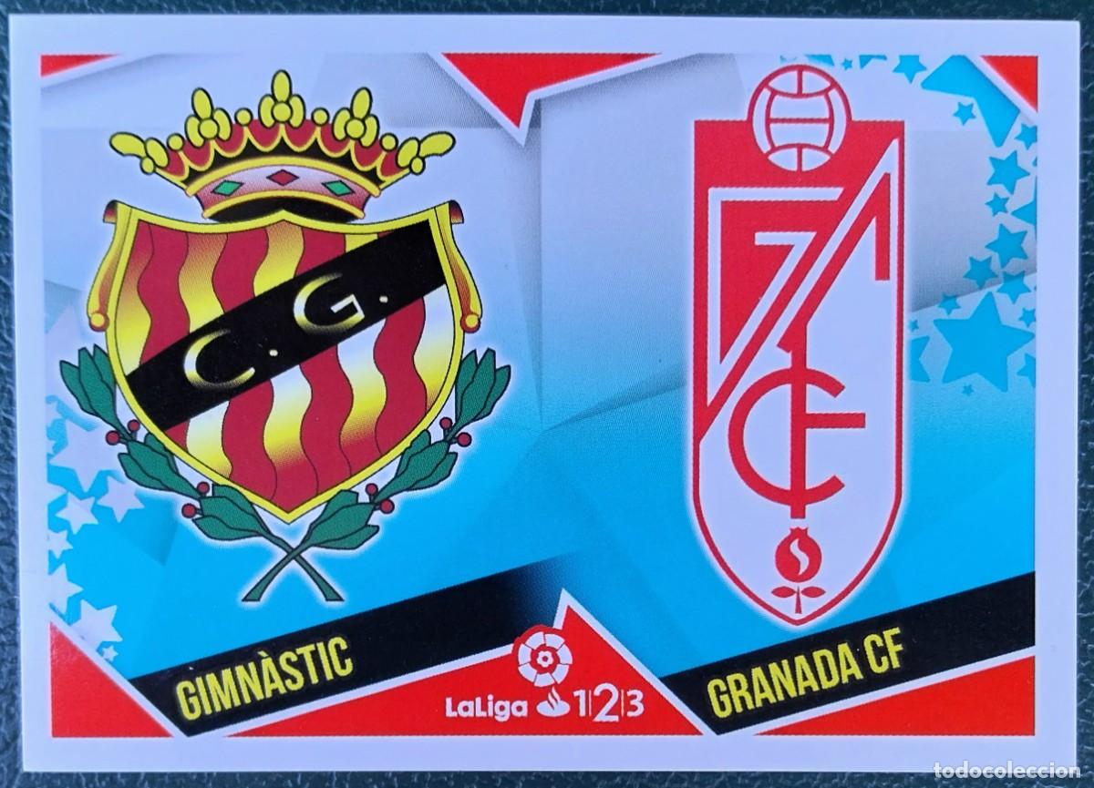 Cromos de f&uacute;tbol: 5 GIMNASTIC / GRANADA CF ESCUDOS SEGUNDA DIVISION CROMOS ALBUM EDICIONES ESTE 2018 2019 18 19