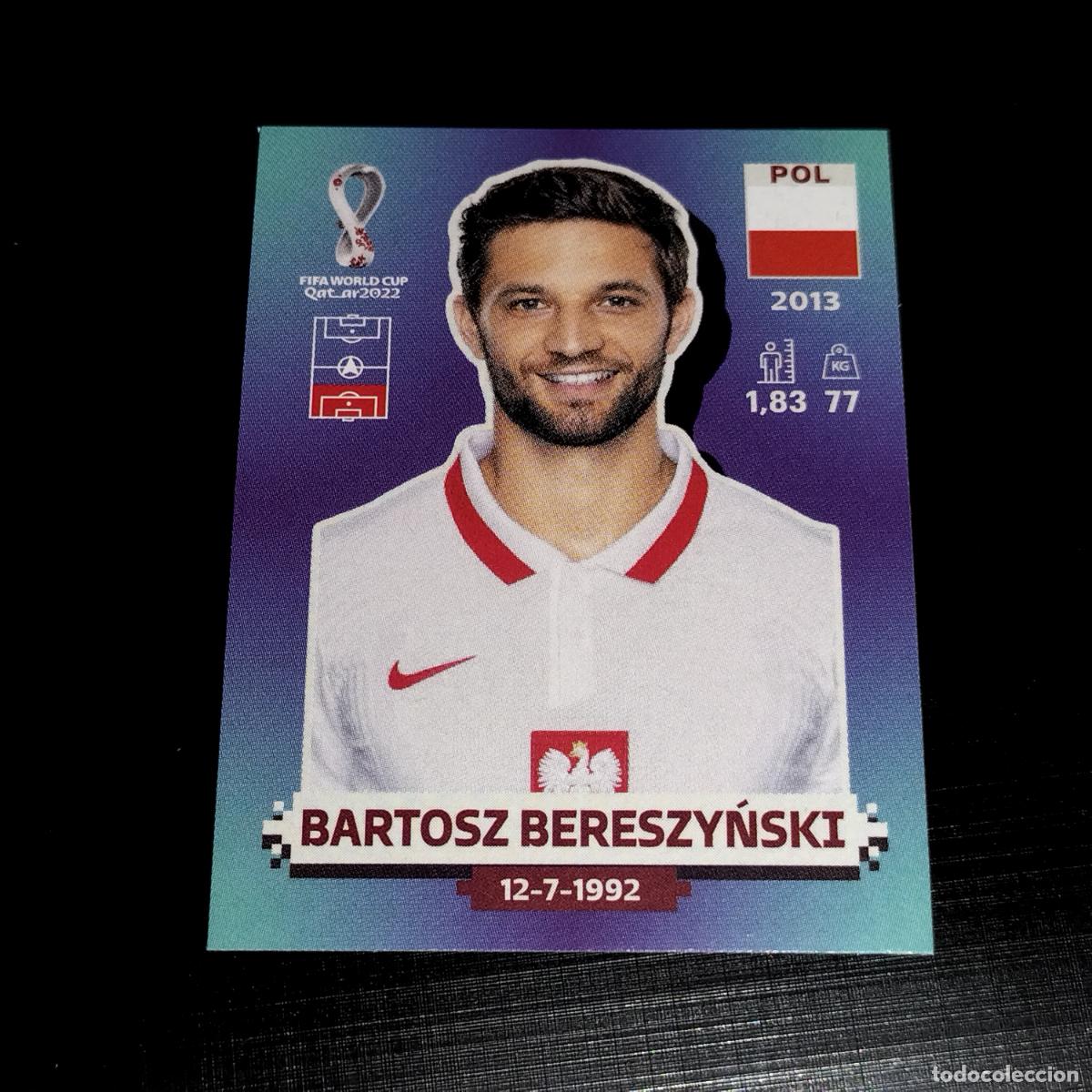 Cromos de f&uacute;tbol: POL 6 BARTOSZ BERESZYNSKI POLONIA CROMOS STICKER MUNDIAL QTAR 22 2022 FIFA WORLD CUP PANINI