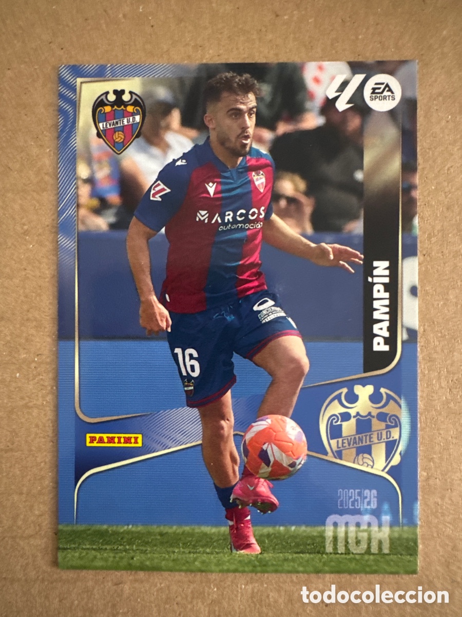 Cromos de f&uacute;tbol: # 206 Pamp&iacute;n Levante Megacracks 25 26 2025 2026 MGK