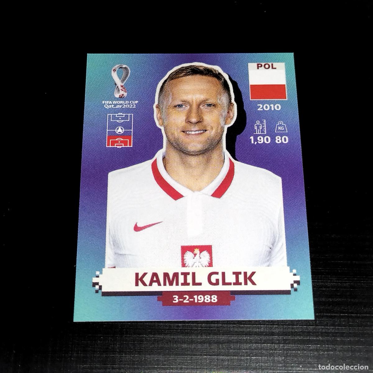 Cromos de f&uacute;tbol: POL 8 KAMIL GLIK POLONIA CROMOS STICKER MUNDIAL QTAR 22 2022 FIFA WORLD CUP PANINI
