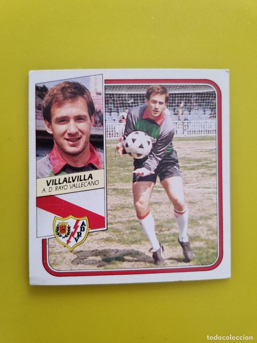 Cromos de f&uacute;tbol: CROMO FUTBOL LIGA ESTE 89 90 1989 1990 NUNCA PEGADO SIN PEGAR VILLALVILLA RAYO VALLECANO AR926