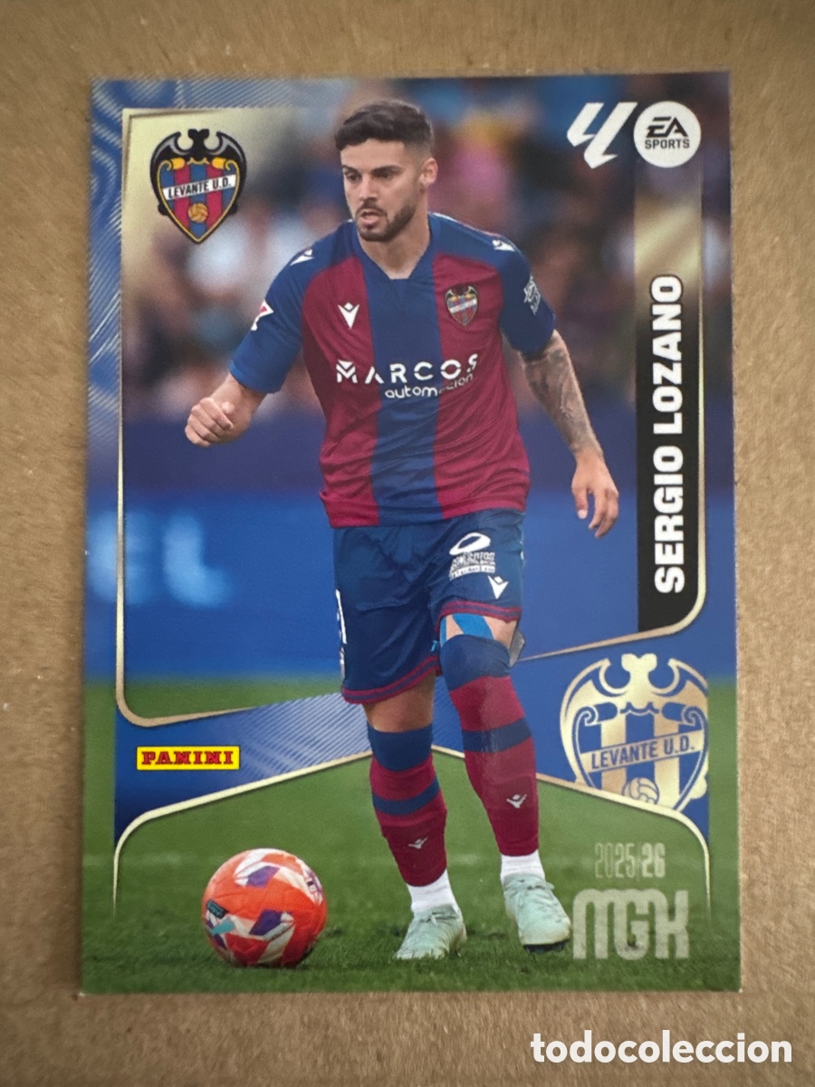 Cromos de f&uacute;tbol: # 209 Sergio Lozano Levante Megacracks 25 26 2025 2026 MGK