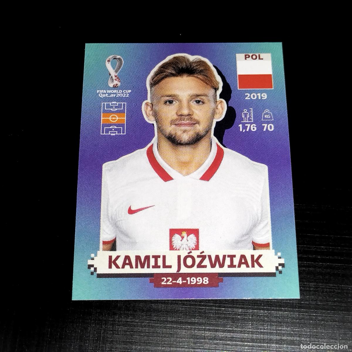 Cromos de f&uacute;tbol: POL 11 KAMIL JOZWIAK POLONIA CROMOS STICKER MUNDIAL QTAR 22 2022 FIFA WORLD CUP PANINI
