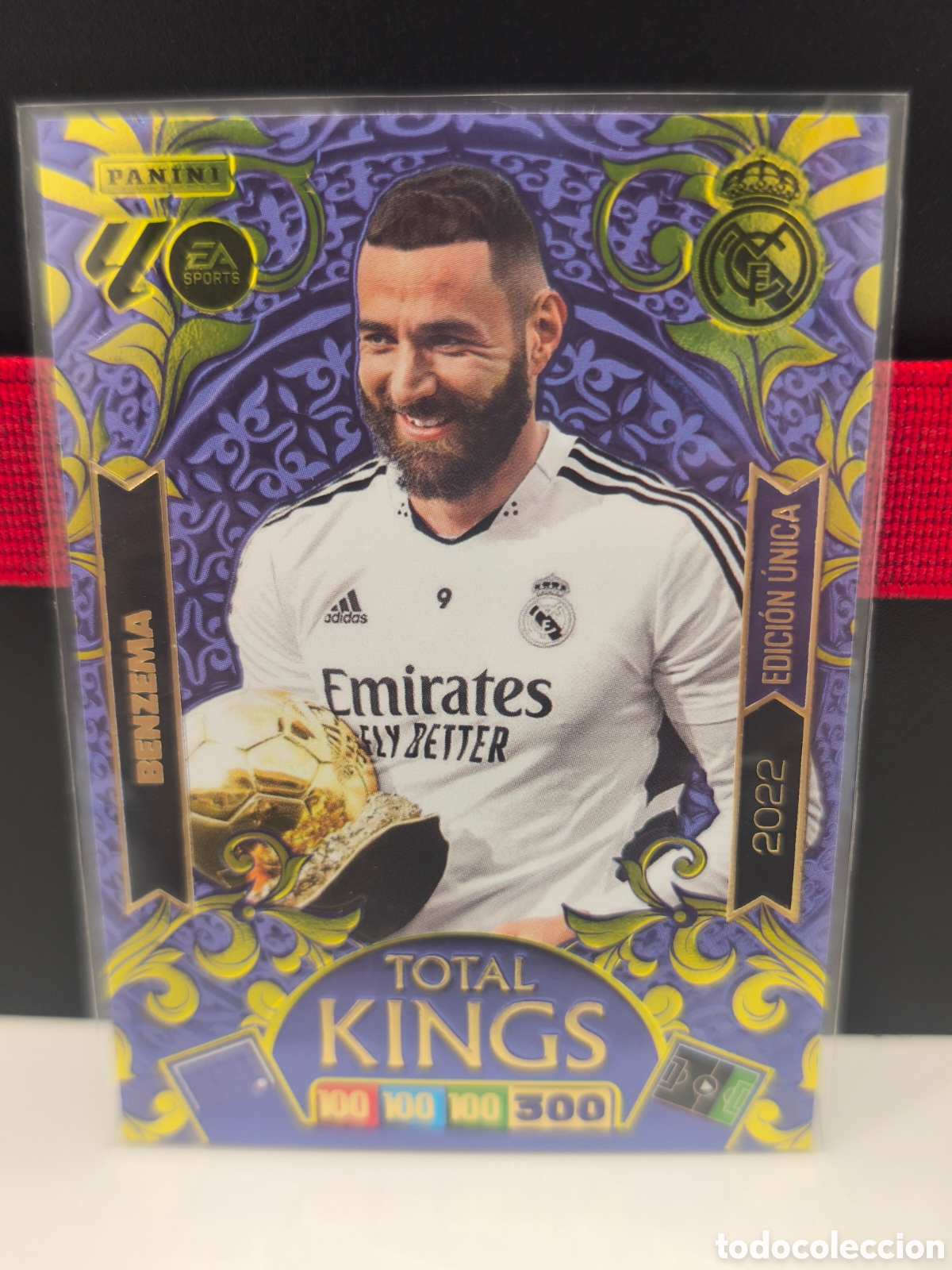 Cromos de f&uacute;tbol: Benzem&aacute; Edici&oacute;n &Uacute;nica Panini 25/26