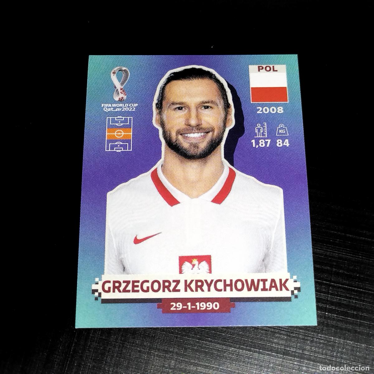 Cromos de f&uacute;tbol: POL 13 GRZEGORZ KRYCHOWIAK POLONIA CROMOS STICKER MUNDIAL QTAR 22 2022 FIFA WORLD CUP PANINI