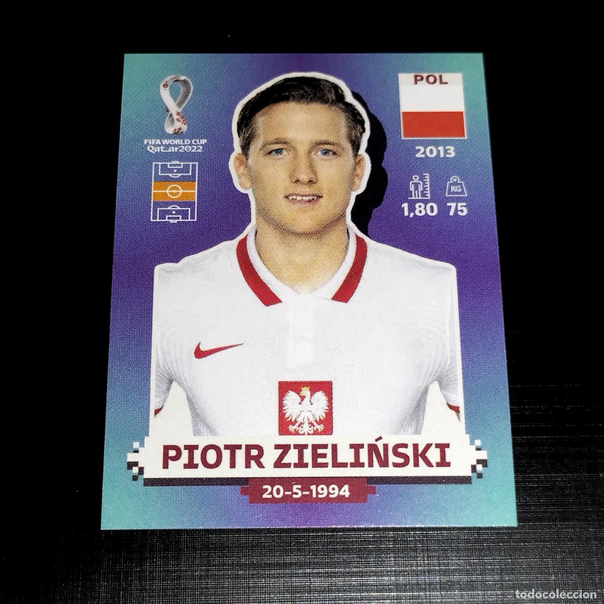 Cromos de f&uacute;tbol: POL 16 PIOTR ZIELINSKI POLONIA CROMOS STICKER MUNDIAL QTAR 22 2022 FIFA WORLD CUP PANINI