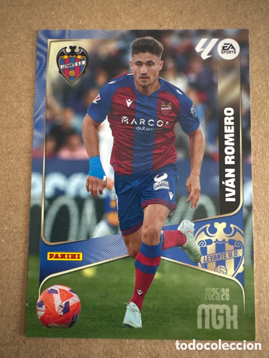 Cromos de f&uacute;tbol: # 213 Iv&aacute;n Romero Levante Megacracks 25 26 2025 2026 MGK