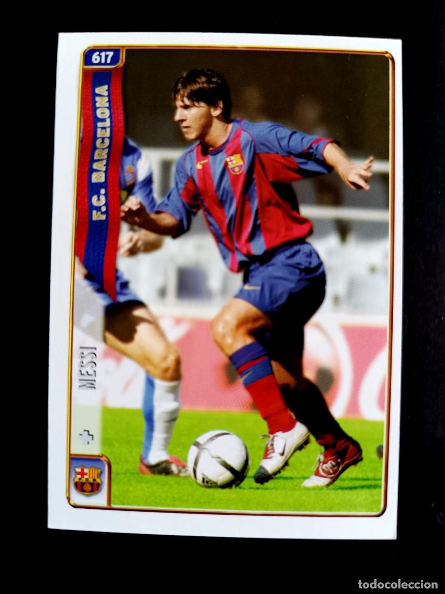 Cromos de f&uacute;tbol: 617 MESSI, ROOKIE CARD - F.C. BARCELONA - MUNDICROMO 2004/05 - NUEVO
