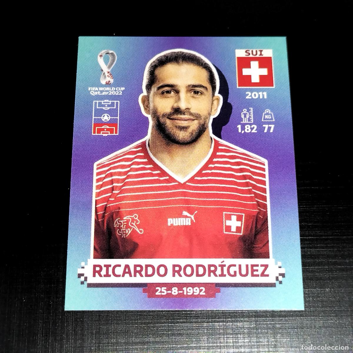 Cromos de f&uacute;tbol: SUI 8 RICARDO RODRIGUEZ CROMOS STICKER MUNDIAL QTAR 22 2022 FIFA WORLD CUP PANINI