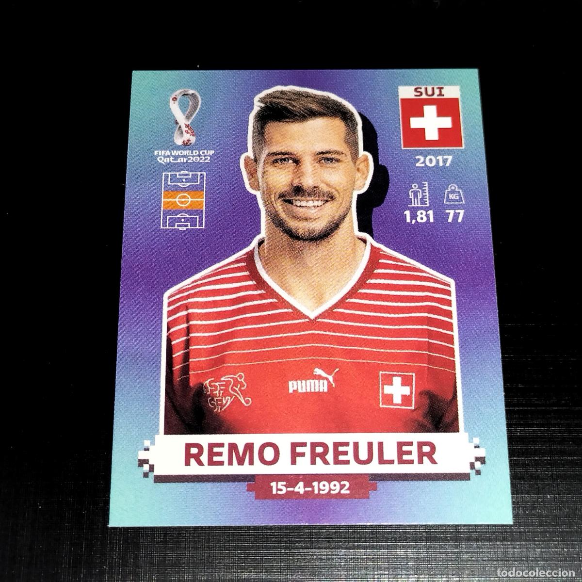 Cromos de Futebol: SUI 11 REMO FREULER SUIZA CROMOS STICKER MUNDIAL QTAR 22 2022 FIFA WORLD CUP PANINI