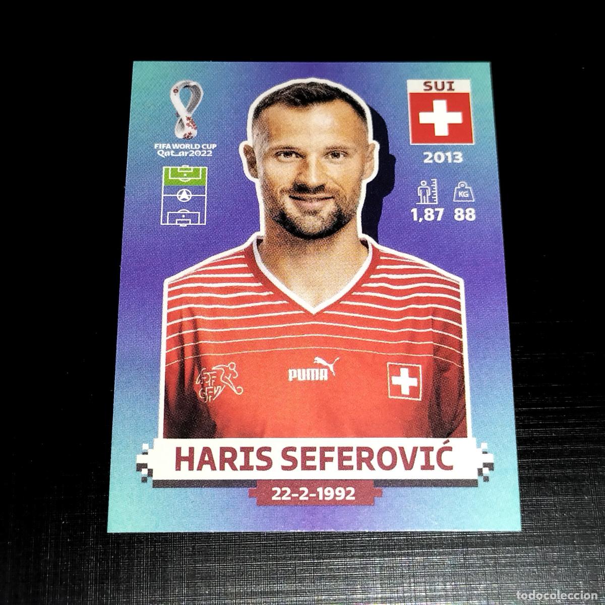 Cromos de f&uacute;tbol: SUI 19 HARIS SEFEROVIC SUIZA CROMOS STICKER MUNDIAL QTAR 22 2022 FIFA WORLD CUP PANINI
