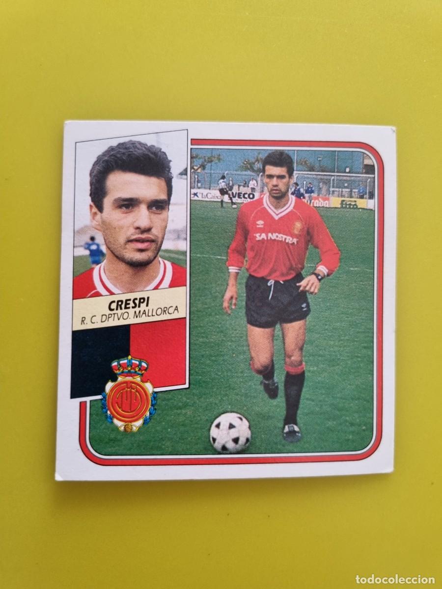 Cromos de f&uacute;tbol: CROMO FUTBOL LIGA ESTE 89 90 1989 1990 NUNCA PEGADO SIN PEGAR CRESPI RCD MALLORCA AR926