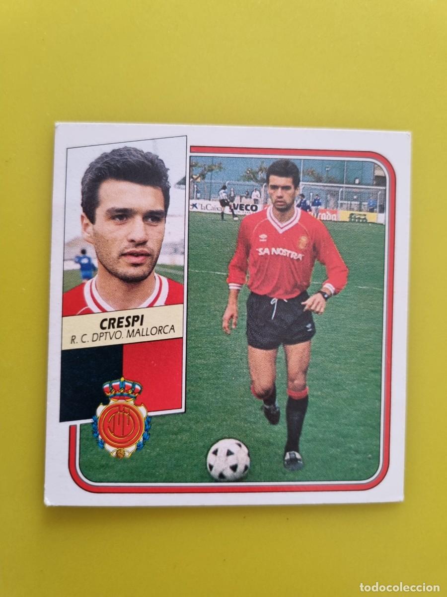 Cromos de f&uacute;tbol: CROMO FUTBOL LIGA ESTE 89 90 1989 1990 NUNCA PEGADO SIN PEGAR CRESPI RCD MALLORCA AR926