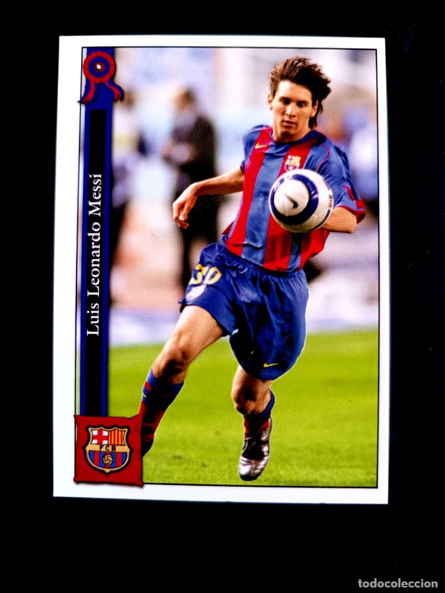 Cromos de f&uacute;tbol: 602 MESSI, ROOKIE 2&ordm; YEAR - F.C. BARCELONA - MUNDICROMO 2005/06 - NUEVO