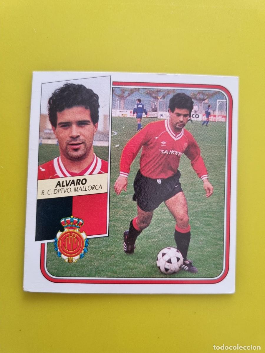Cromos de f&uacute;tbol: CROMO FUTBOL LIGA ESTE 89 90 1989 1990 NUNCA PEGADO SIN PEGAR ALVARO RCD MALLORCA LEER AR926