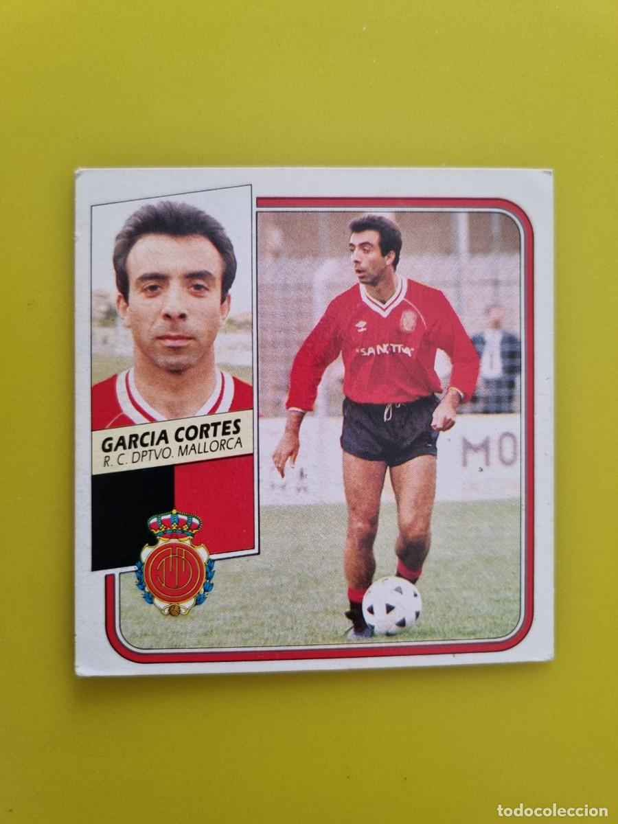 Cromos de f&uacute;tbol: CROMO FUTBOL LIGA ESTE 89 90 1989 1990 NUNCA PEGADO SIN PEGAR GARCIA CORTES RCD MALLORCA AR926