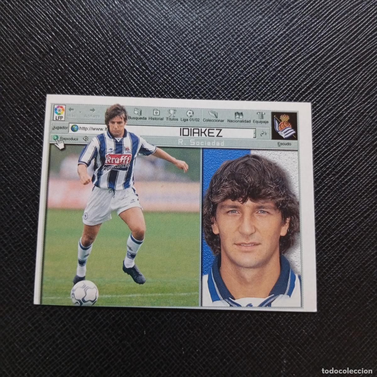 Football Stickers: IDIAKEZ REAL SOCIEDAD ESTE 2001 2002 CROMO FUTBOL 01 02 LIGA - SIN PEGAR - A58 PG55