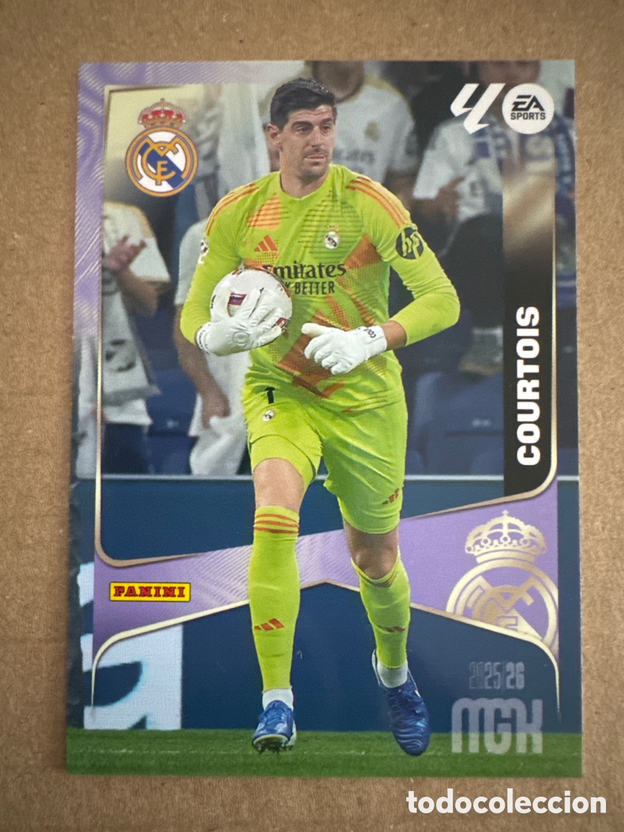 Cromos de f&uacute;tbol: # 218 Courtois Real Madrid Megacracks 25 26 2025 2026 MGK