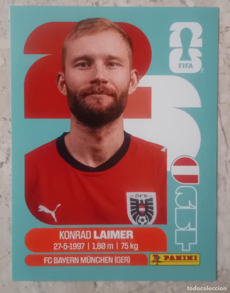 Cromos de f&uacute;tbol: Figurina Panini 2026 Cromo World Cup Usa Mundial 2026 Konrad Laimer Austria n AUT 12
