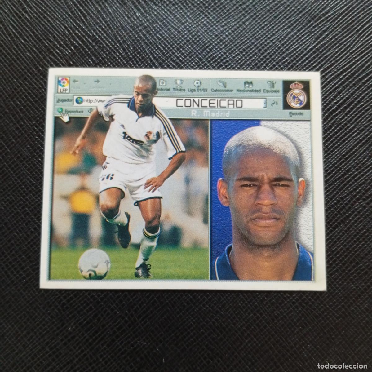 Cromos de f&uacute;tbol: CONCEICAO REAL MADRID ESTE 2001 2002 CROMO FUTBOL 01 02 LIGA - SIN PEGAR - A58 PG55