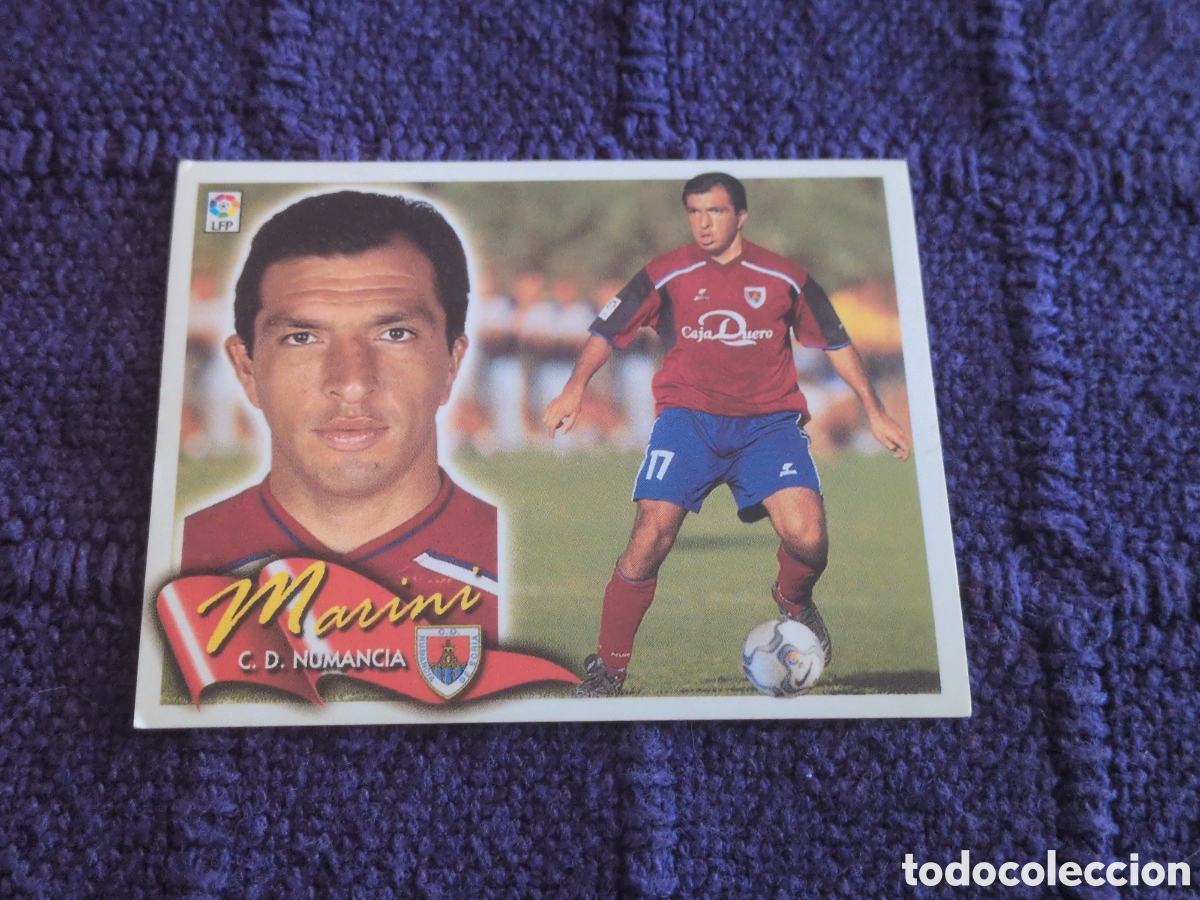 Figurine di Calcio: Numancia - Marini - COLOCA - Ediciones Este Liga 2000-2001, 00-01 - Nunca pegado