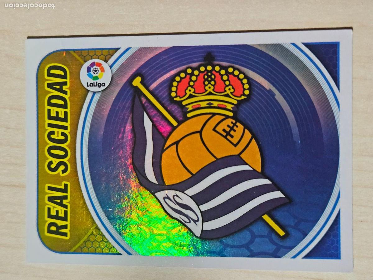 Cromos de f&uacute;tbol: 31 CROMO ESCUDO - ESTE 2016 17 - 16 17 - CROMO SIN PEGAR - REAL SOCIEDAD