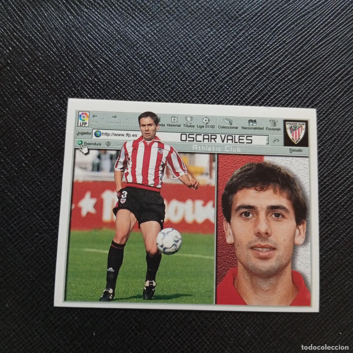 Figurine di Calcio: OSCAR VALES BILBAO ESTE 2001 2002 CROMO FUTBOL 01 02 LIGA - SIN PEGAR - A58 PG55