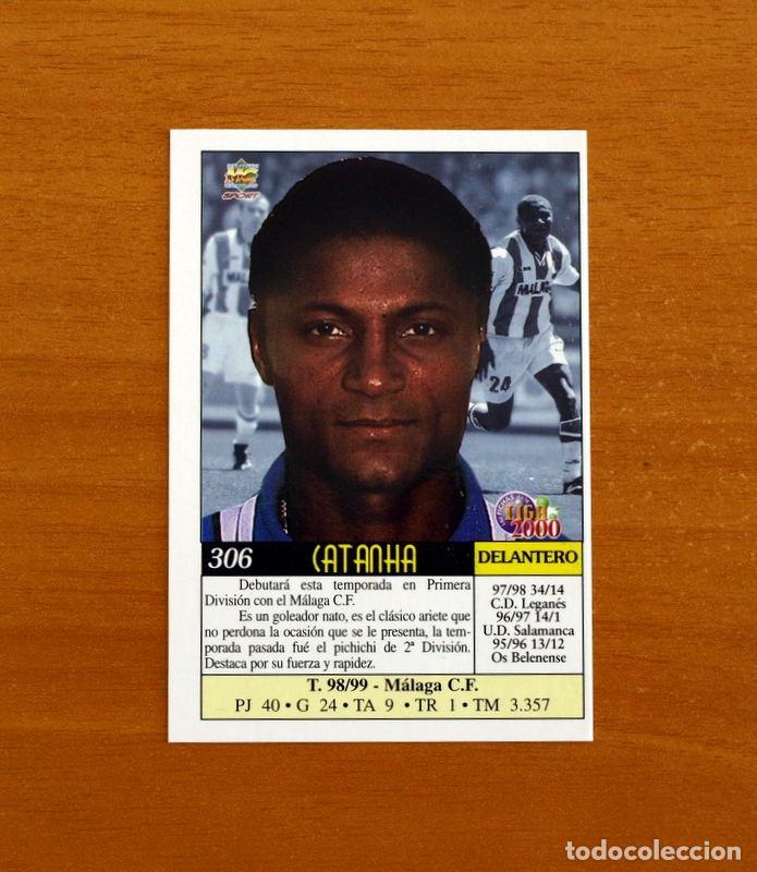 Cromos de Futebol: M&aacute;laga - N&ordm; 306, Catanha - Las Fichas de la Liga Mundicromo 1999-2000, 99-00