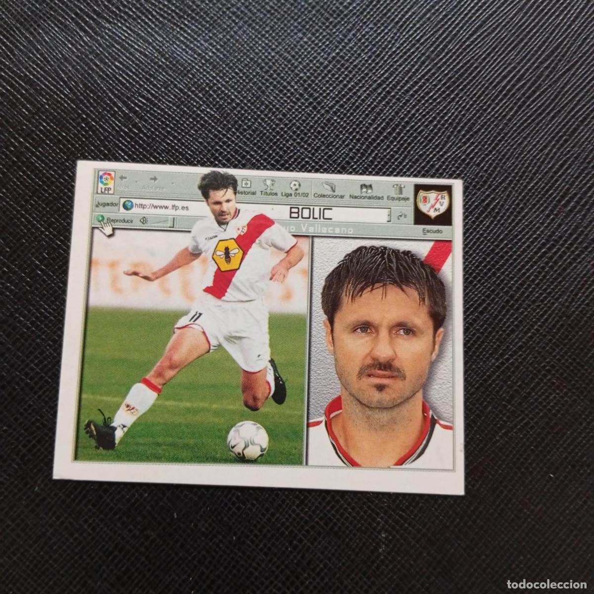 Cromos de Futebol: BOLIC RAYO VALLECANO ESTE 2001 2002 CROMO FUTBOL 01 02 LIGA - SIN PEGAR - A58 PG64