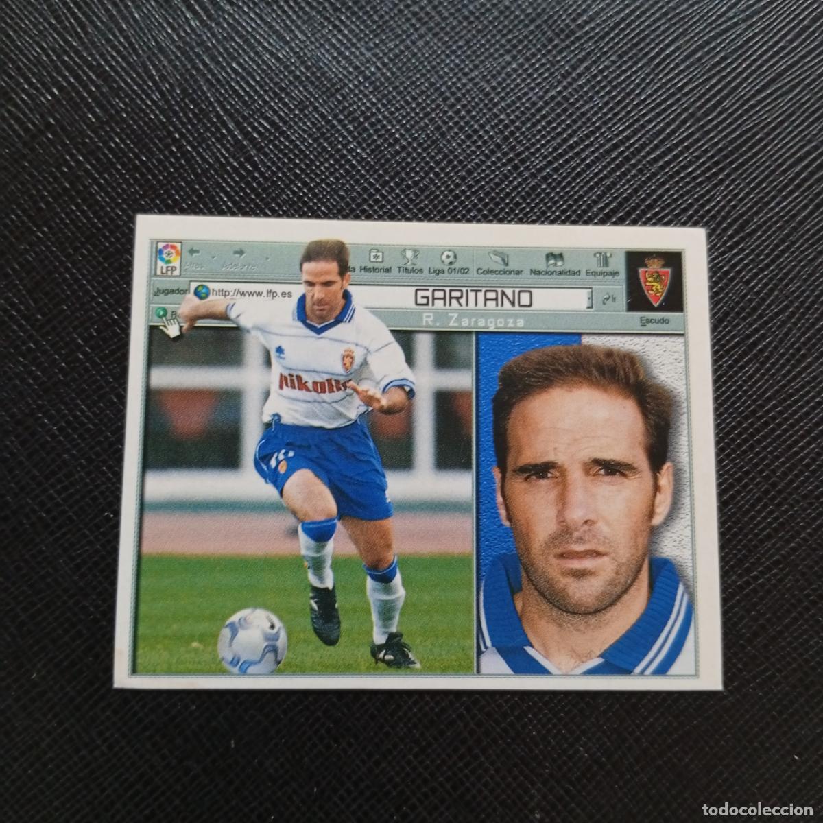Cromos de f&uacute;tbol: GARITANO ZARAGOZA ESTE 2001 2002 CROMO FUTBOL 01 02 LIGA - SIN PEGAR - A58 PG64