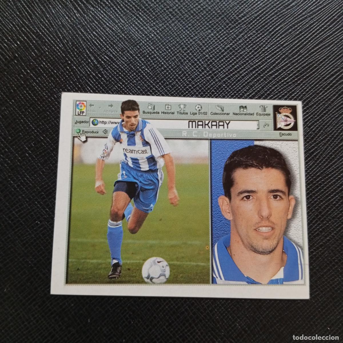 Cromos de f&uacute;tbol: MAKAAY DEPORTIVO ESTE 2001 2002 CROMO FUTBOL 01 02 LIGA - SIN PEGAR - A58 PG73