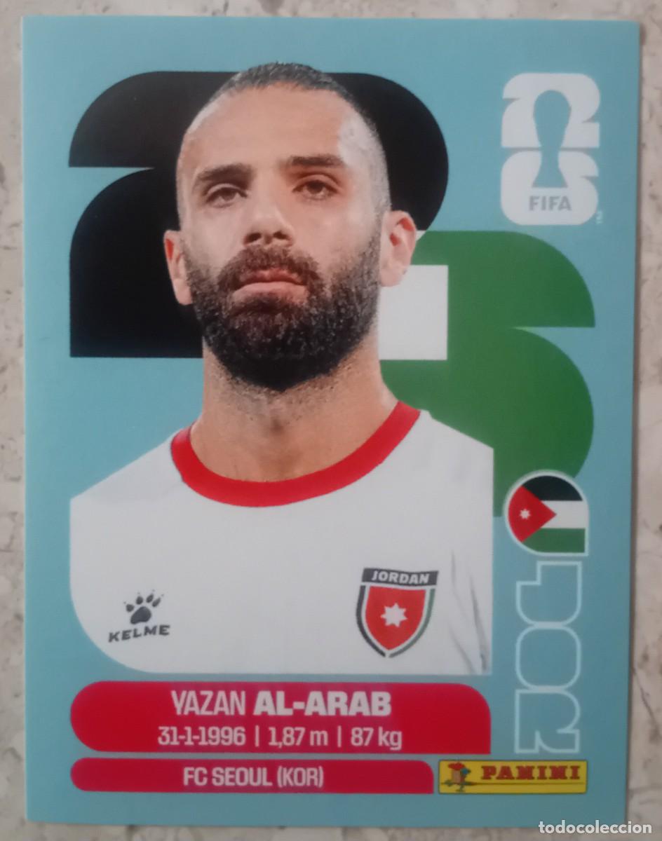 Cromos de f&uacute;tbol: Figurina Panini 2026 Cromo World Cup Usa Mundial 2026 Yazan Al Arab Jordan n 5