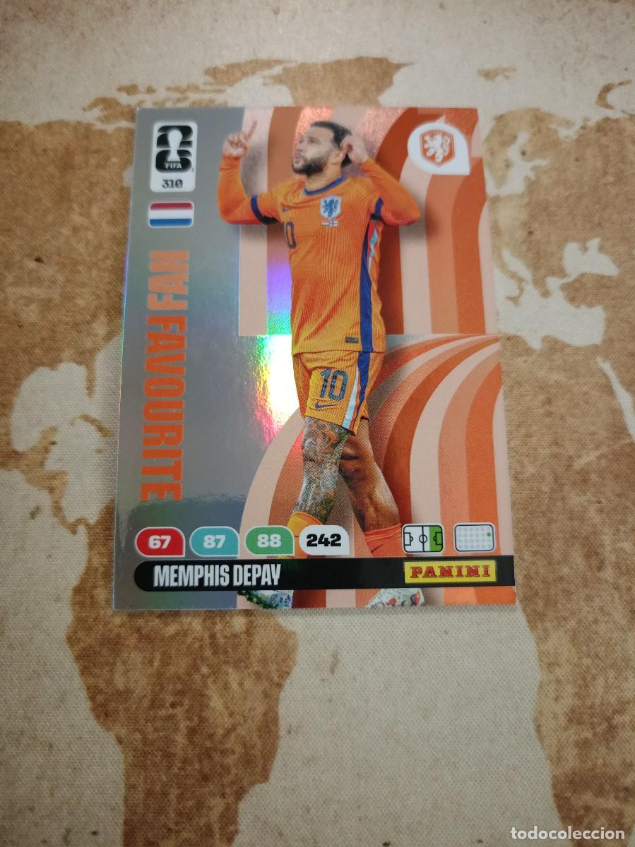 Football Stickers: Pa&iacute;ses Bajos 310 MEMPHIS DEPAY Adrenalyn WORLD Cup 2026