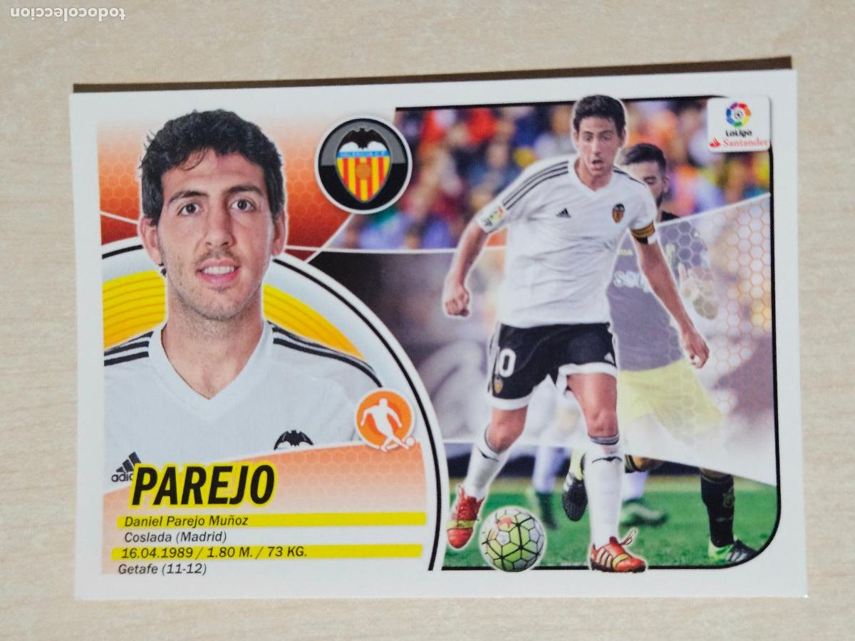 Cromos de Futebol: 12 CROMO PAREJO - ESTE 2016 17 - 16 17 - CROMO SIN PEGAR - VALENCIA