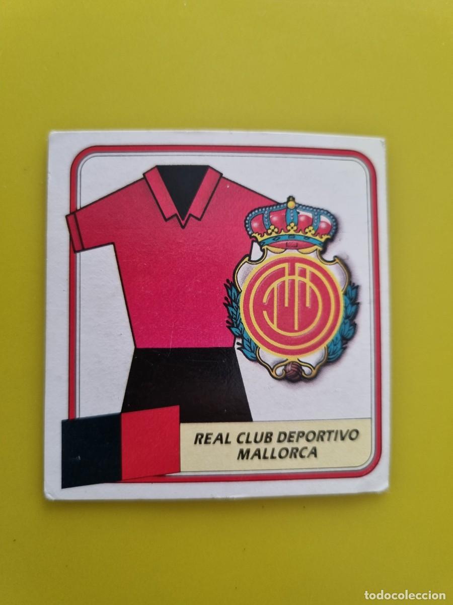 Fu&szlig;ball-Sticker: CROMO FUTBOL LIGA ESTE 89 90 1989 1990 NUNCA PEGADO SIN PEGAR UNIFORME Y ESCUDO RCD MALLORCA AR926